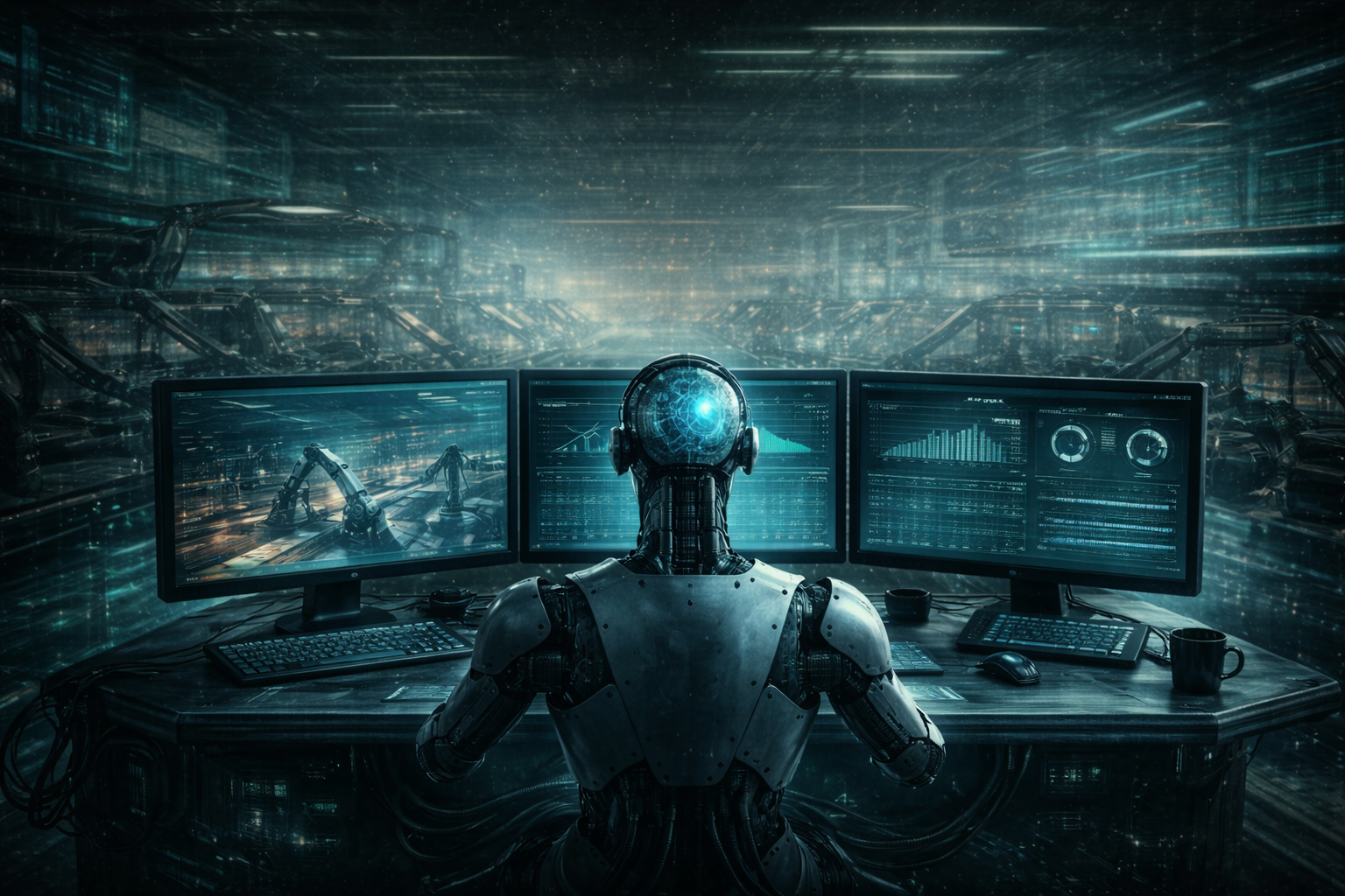 Okładka: Agenci AI w Przemyśle 5.0: Od Automatyzacji do Autonomii