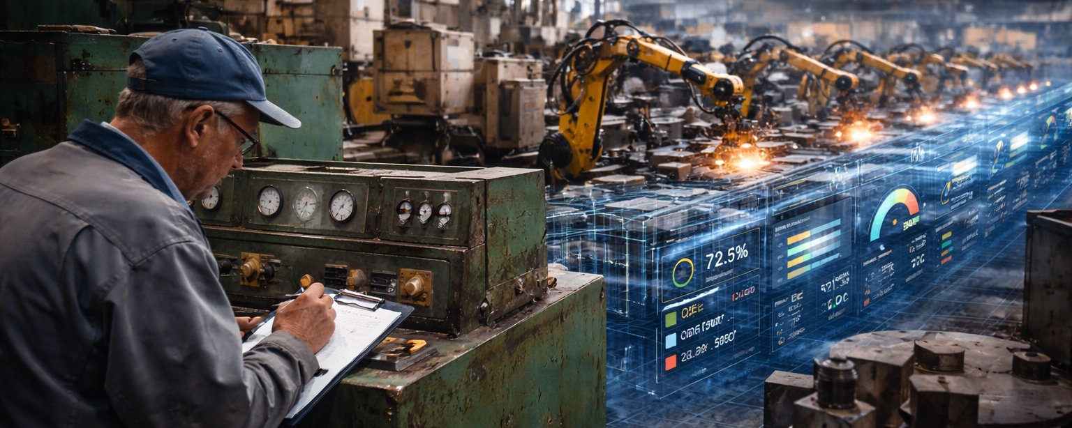 Okładka: AI in manufacturing: the real issue isn’t 90% accuracy. It’s data maturity.